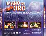 carátula trasera de divx de Mano De Oro