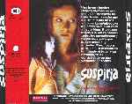 carátula trasera de divx de Suspiria - 1977