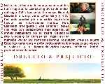 carátula trasera de divx de Orgullo Y Prejuicio - 2005