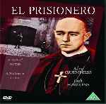 carátula frontal de divx de El Prisionero - 1955
