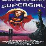 carátula frontal de divx de Supergirl
