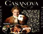 carátula trasera de divx de Casanova - 2005