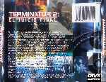 carátula trasera de divx de Terminator 2 - El Juicio Final
