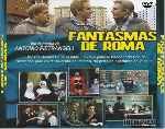 carátula trasera de divx de Fantasmas De Roma