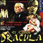 carátula frontal de divx de El Conde Dracula