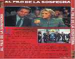 carátula trasera de divx de Al Filo De La Sospecha