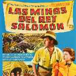 carátula frontal de divx de Las Minas Del Rey Salomon - 1950
