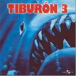 carátula frontal de divx de Tiburon 3