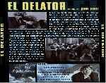 carátula trasera de divx de El Delator - 1935