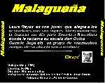 carátula trasera de divx de Malaguena