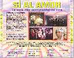 carátula trasera de divx de Si Al Amor