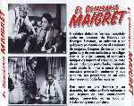 carátula trasera de divx de El Comisario Maigret