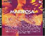 carátula trasera de divx de El Efecto Mariposa - 1995