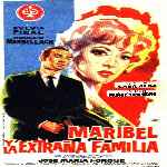 carátula frontal de divx de Maribel Y La Extrana Familia