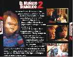 carátula trasera de divx de El Muneco Diabolico 2