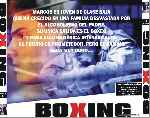 carátula trasera de divx de Boxing