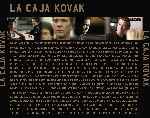 carátula trasera de divx de La Caja Kovak