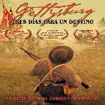 carátula frontal de divx de Gettysburg - Tres Dias Para Un Destino