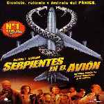 carátula frontal de divx de Serpientes En El Avion