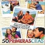 carátula frontal de divx de 50 Primeras Citas