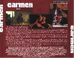carátula trasera de divx de Carmen - 2003