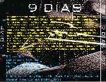 carátula trasera de divx de 9 Dias