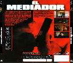 carátula trasera de divx de El Mediador - 2005