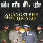 carátula frontal de divx de 4 Gangsters De Chicago