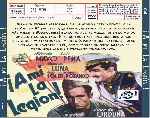carátula trasera de divx de A Mi La Legion