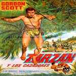 carátula frontal de divx de Tarzan Y Los Cazadores