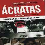 carátula frontal de divx de Acratas