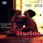 carátula frontal de divx de Herida