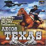 carátula frontal de divx de Adios Texas