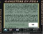 carátula trasera de divx de Gangsters En Fuga
