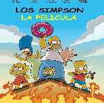 carátula frontal de divx de Los Simpson - La Pelicula - V2