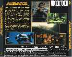 carátula trasera de divx de Alienator