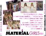 carátula trasera de divx de Chicas Materiales