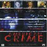 carátula frontal de divx de American Crime - 2004
