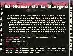 carátula trasera de divx de El Honor De La Sangre