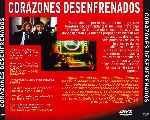 carátula trasera de divx de Corazones Desenfrenados