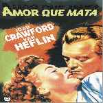 carátula frontal de divx de Amor Que Mata