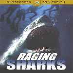 carátula frontal de divx de Raging Sharks