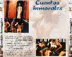 carátula trasera de divx de Cuentos Inmorales