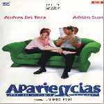 carátula frontal de divx de Apariencias