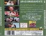 carátula trasera de divx de Apasionadamente