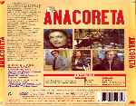 carátula trasera de divx de El Anacoreta