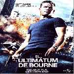 carátula frontal de divx de El Ultimatum De Bourne - V2