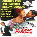 carátula frontal de divx de El Gran Pecador