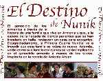 carátula trasera de divx de El Destino De Nunik