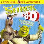 carátula frontal de divx de Shrek 3d